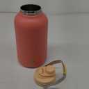 BJPKPK 1 Gallon Water Bottle Insulated, Dishwasher Safe 128oz Large Water Jug with Metal Handle & BPA Free Spout Lid, Stainless Steel Metal Thermo for Gym, Sports & Hiking, Pink