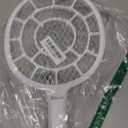 Electric Fly Swatter, Bug Zapper, Mosquito Zapper Racket | Gold Zone Voltage, Densest 3 mm Mesh, Apple-Like Weight - AA Battery Powered (not incl.) - Indoor & Outdoor Use with Pro Swat Tips (White-1 pack)