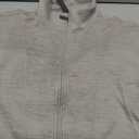 Women's Fleeced Performance Jacket - Full-Zip Stand-Up Collar, Warm Fleece for Winter Daily Wear (Beige, M)
