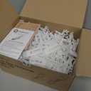 Brightown All-in-One Christmas Light Clips Outdoor, 200 Pack Universal Gutter & Shingle Clips for Hanging C9, C7, Mini String Lights, Roof, House, Yard, Holiday Decorations (White)