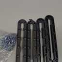 4-Pack Kayak Track Mount 9 inch | Low Profile Kayak Rail Track with 12 Holes | Gear Track System for Fishing Rod Holder, Cup Holder, Paddle Holder, Anchor Cleats, Fish Finder | Kayak Accessories