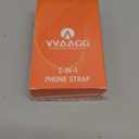 VVAAGG Cell Phone Lanyard for iPhone: Adjustable Phone Strap Crossbody Neck and Wrist Strap Anti-Theft Lanyard Travel Essential Compatible for iPhone Android Smartphones (Black)