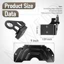 753-09904A 983-05182A Deck Brake Assembly Kit & 783-06424A-0637 Black Deck Belt Cover Compatible with MTD, Troy-Bilt, Craftsman Lawn Mower for 42" Deck 42 Stamped Deck