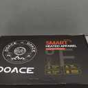 DOACE Heated Vest for Men and Women, Smart Electric Heating Vest Rechargeable, Battery Not Included (XX-Large, Black)