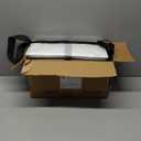 12 Pack Extra Heavy Duty Large Moving Bags with Strong Zipper & Comfortable Handles, Sturdy & Durable Clothes Storage Bags Totes Bins, Packing Moving Boxes for College Supplies, White