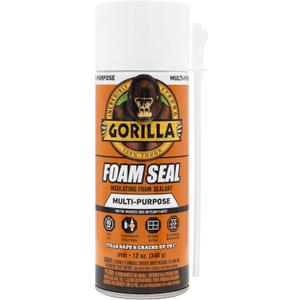Gorilla Gray Foam Multipurpose Insulating Sealant 12 oz