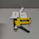 Upholstery Staple Gun Heavy Duty, YEAHOME 4-in-1 Stapler Gun with 4000 Staples, Manual Brad Nailer Power Adjustment Stapler Gun for Wood, Crafts, Carpentry, Decoration DIY