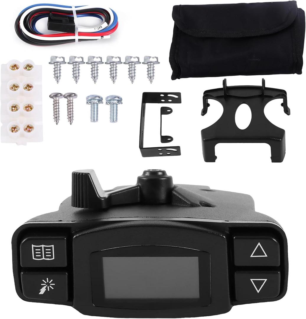 Universal Trailer Brake Controller Kit 90195 P3 Electronic Trailer Brake Control P3 Proportional Brake Controller for Trailers with 1-4 Axles, Compatible with Ford Chevy RAM Toyota Jeep