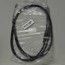 35.4" 39" 43" 47" 51" 55" 59" Stainless Steel Throttle Cable Wire Kit Idle Cable Compatible with Harley Dyna Softail XL 883 1200 Fat Boy Heritage Road King Throttle Clutch Cable Wire(55")