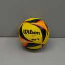 WILSON AVP OPTX Game Volleyball - Official Size, Yellow/Black