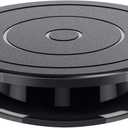 Kootek 11 Inch Rotate Turntable Sculpting Wheel Revolving Cake Turntable Black Painting Turn Table Lightweight Stand for Paint Spraying Spinner, Cake Decorating, Displaying Item