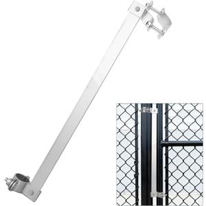 Self Closing Gate Hinge, Chain Link Fence Parts Automatic Gate Closer Heavy Duty with Adjustable Closing Tension for Pool/Dog/Backyard Gates