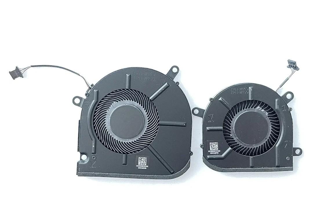 Fleshy Leaf Replacement CPU+GPU Cooling Fan for HP Envy X360 15M-EU 15M-ES 15T-ES 15Z-EU 15-EU TPN-W149 TPN-W150 DC5V Series EG50040S1-1C400-S9A EG50040S1-1C410-S9A M45465-001 M45466-001