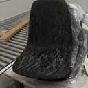 VASAGLE Set of 4 Dining Chairs, Dining Room Kitchen Chairs, Metal Frame, Adjustable Feet, Easy to Clean, Glacier-Textured PU Leather, for Kitchen, Ink Black UKDC188B01V1