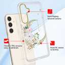 for Galaxy S24 Plus Case Clear Glitter Plating Design Slim Protective Shockproof TPU Hard Back Cover Phone Case for Samsung Galaxy S24 Plus 5G 6.7 inch 2024 Gold Moon