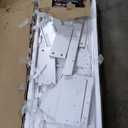 LINSY HOME 10 Drawer Dresser for Bedroom, 54" Wide Chest of Drawers, Modern TV Stand Dressers with Wood Frame and Metal Handles, Large Drawer Organizer for Bedroom, Living Room, White