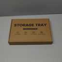 Koville African Natural Marble Cutting Board for Kitchen Pastry Bread, 12" x 8" Genuine Marble Cheese Board Stone Tray for Counter, Bathroom Perfume Tray Jewelry Candle Plate (Namib Fantasy)