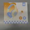 Kids Headphones Wired Toddler Headphones with Microphone, Over-Ear Headphones, 85/94dB Volume-Limiting, 3.5mm Jack, Foldable On-Ear Design - Safe & Comfortable for Learning & Entertainment (BlueOrange)