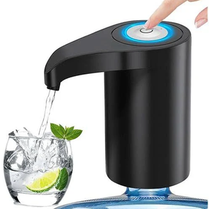 5 Gallon Automatic Drinking Portable Water Dispenser  Universal Electric Water Bottle Pump, USB Rechargeable, with 2 Silicone, for Home & Camping