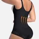Fajas Colombianas Shapewear for Women Tummy Control,Faja Body Shaper Butt Lifter Bodysuit, M