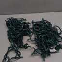 Enhon Slow Twinkling Christmas Light, 100 Lights 35 Ft Twinkle Pulsing Christmas, 5mm LED Wide Angle Soft Random Shimmering Set with Green Wire(Warm White,2 Pack)