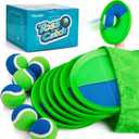 Toss and Catch Ball Set Upgraded - Beach Toys Outdoor Games Baseball Games - Sturdy & Water-Resistant Great for Pool Yard - Classic Gift for Toddlers Kids Boys Girls 3 4 5 6 7 8 9 10 11 12+ Years Old