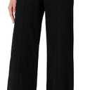 Amazon Essentials (Demi's Pick) Women's High-Rise Wide Leg Cuffed Jean (6, Black)