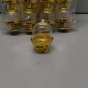 48 Pack Mini Cake Stand with Dome, Gold Base Mini Donut Domes & Tiny Cake Stand for Cupcakes, Desserts, Candy Display - Perfect for Weddings, Birthdays, Parties