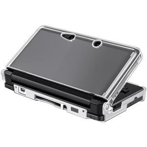 TNP 3DS Case - Ultra Clear Crystal Transparent Hard Shell Protective Case Cover Skin Accessory Compatible with 2011 Nintendo 3DS