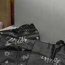 2 Packs 70" Wedding Dress Garment Bag with 8" Wedding Garment Gusseted Tote Bag for Storage and Travel Prom (Black)