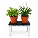 Planter uPVC Drain Cell Stand Drain Cell Platform | Heavy Duty Plant Pot Stand | Rust Proof Waterproof Garden & Balcony Stand 8 Count 17 Inches