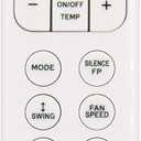 Replacement Remote Control for Midea ComfortStar FrigidaireAC Cooper&Hunter AC Air Conditioner RG36B/BGE RG36F/BGEF RG36A/BGEF-AR3 RG36B/BGCE RG36Y1/BGCEFU2 RG36F1/BGEFU1 RG36B4(B)/BGE RG36B2/BGEF -B