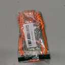 chubbycable Curly Chubby 120W Coiled USB C Fast Charging Cable Durable Braided Charger Cord for Car Compatible with iPhone 17-15 Series iPad, Orange+Orange, USB-A to Type-C, 2.13FT-6.56FT