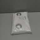 NICETOWN White Sheer Curtains 84 inches Long - Home Decoration Grommet Airy & Lightweight Elegant Window Treatments with Light Filtering for Bedroom/Living Room (2 Panels, W54 x L84)