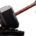 Sword Valley Thor's Mjolnir With Base - Nordic Myth Metal War Hammer - 44.5cm/17.5" 