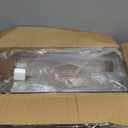 2 Pack Tall Skinny Can Organizer for Refrigerator, Stackable Large Soda Cans of 16oz & 17oz Beverage Energy Drink Container Holder Dispenser with Lid for Fridge, Clear Storage Plastic Bins