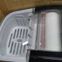 EUHOMY Smart Ice Makers Countertop -26lbs in 24 Hours, 9 Cubes Ready in 8Mins, Self-Cleaning Countertop Ice Maker, Portable Ice Maker with Ice Scoop and Basket, Perfect for Home/Kitchen/Office(Sliver