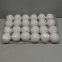 Zubebe Christmas Large Blank White Ball Ornaments, 3.15 Inch DIY Christmas Balls White Hanging Ornaments DIY Craft Activities for Tree Gift Box(Matte White,24 Pcs)