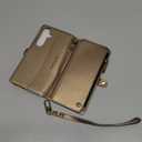 Defencase for Samsung Galaxy S25+/ S25 Plus Magnetic Wallet Case Compatible with Magsafe with RFID Blocking Zipper & Card Holder, PU Leather Detachable Phone Case for Galaxy S25+/ Plus 6.7", Titanium