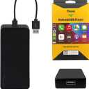 Wired CarPlay Adapter USB Dongle for Car Radio with Android Version 4.2 or Above Connection for Wired CarPlay Mirroring Compatible with iOS and Android Phone System Wired Mirroring (Black)