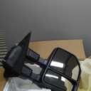 Right Passenger Side Tow Mirror Fits for Ford F250 F350 F450 F550 2017-2022 Support Power Folding & Glass Adjust & Heated with BSM Turn Signal & Puddle & Driving Light Temp Sensor 15 Pins