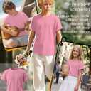 2 x Boys Shirts Short Sleeve Summer Tops Kids Crew Neck Loose Casual Basic Tees for Boys 5-14 Years