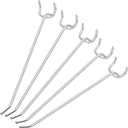 Neiko 53102A 6 Pegboard Hook Organizer Kit |Hanging Hooks Set for Garage Organization | Great for Wall Hanging and Shelving, Tool Storage, Craft Organizing (Pack of 10, 500 Count Total)