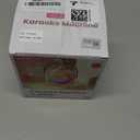 Mini Karaoke Machine, Portable Bluetooth Karaoke Speaker with 2 Wireless Microphones and Party Lights for Kids and Adults, Birthday Gifts for Girls Boys Family Home Party (Black)