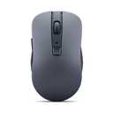 Lenovo Bluetooth Silent Mouse (WL300) - 5 Button Computer Mouse with Silent Left & Right Click – Sculpted Grip, Microsoft Swift Pair, Up to 1600 DPI (Grey)