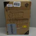 ClearSpace Drink Organizer for Fridge & Soda Can Dispenser - Fridge Organization & Can Organizer for Refrigerator Stackable Can Holder Dispenser with Lid - Holds 12 Cans Each, BPA Free - Set of 4