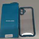 Diaclara Designed for iPhone 16 Plus Case 6.7 Inch,Upgraded [Full Camera Protection] Full Body Rugged Clear Bumper Case w/Built-in Screen Protector for 16 Plus,Teal (Green)