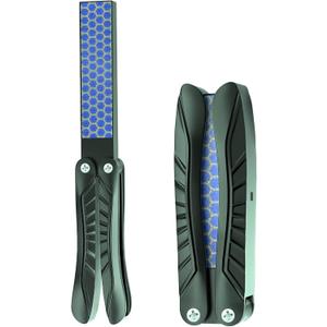 Foldable Nano Glass Foot Callus Remover Foot Scrubber Foot File, Portable Double-Sided Dead Skin & Callus Removal Tool for Home & Travel Use (dark green)