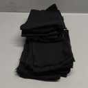 ZeeDix 36 Packs Black Canvas Pouch- Multi-purpose Cosmetic Bag with Zipper, Blank DIY Craft Canvas Zipper Bag, Travel Toiletry Bag (8.3 x 5 inches)