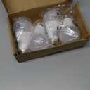 LEDERA 150 Watt LED Bulb, Energy Saving 23W Warm White Bulb 3000K, 2500 Lumens A21 LED Bulb 150W-200W, No-Flikcer E26 Medium Base for Home Office Factory, Non-Dimmable, Electric Light Bulb 4 Pack